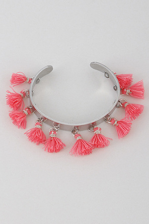 Tassel Open Cuff Bracelet 7DAF2